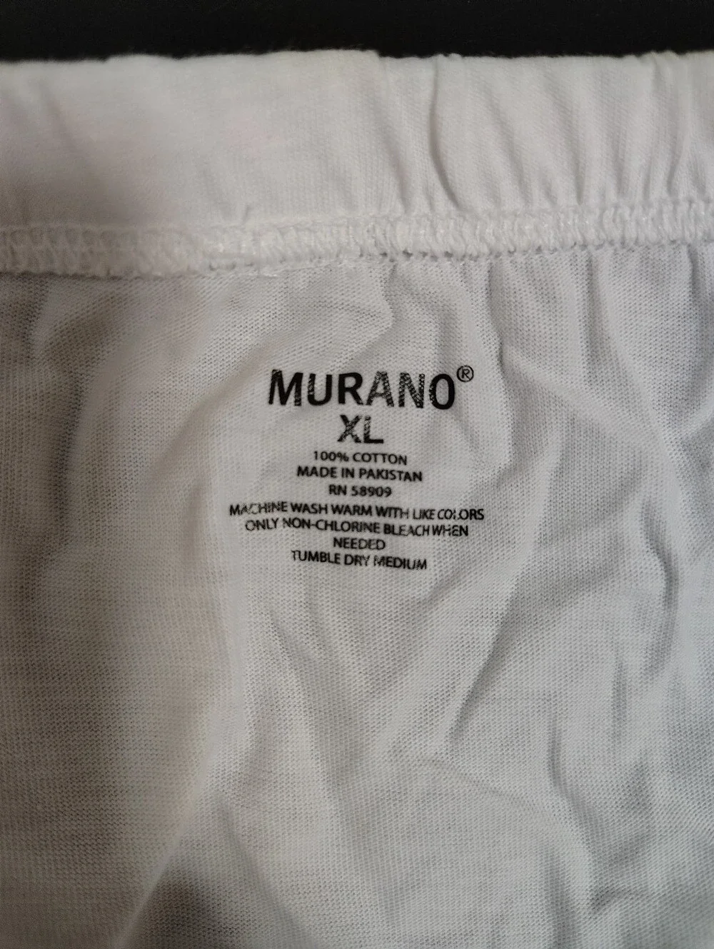 Murano Men’s White Cotton Bikini Briefs - 3 Pack - Size XL